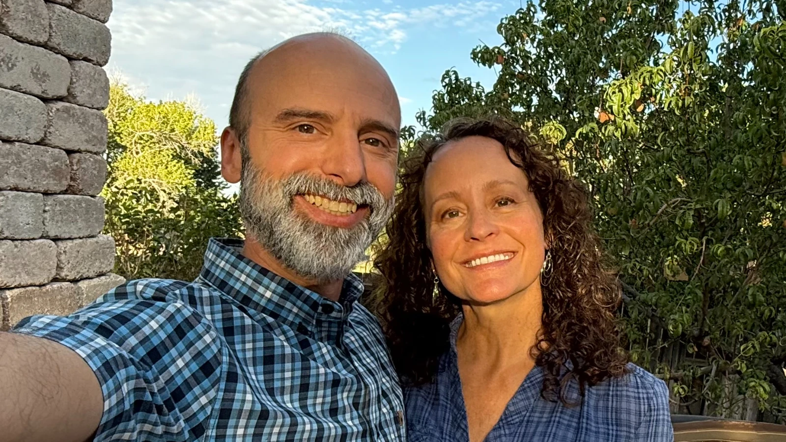 Ted and Tami Taylor outdoors.